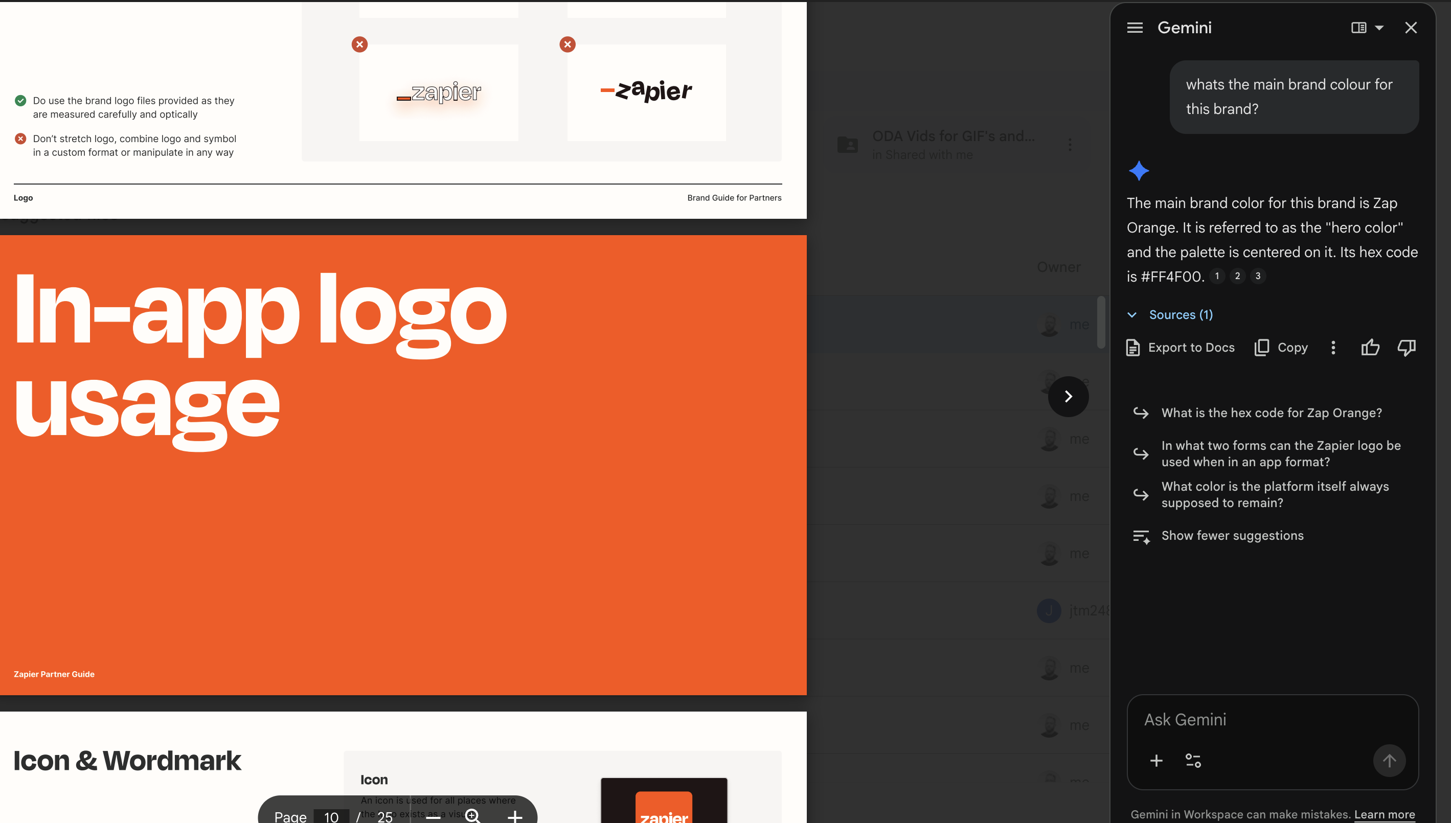 Using Gemini to chat with PDFs in Google Drive